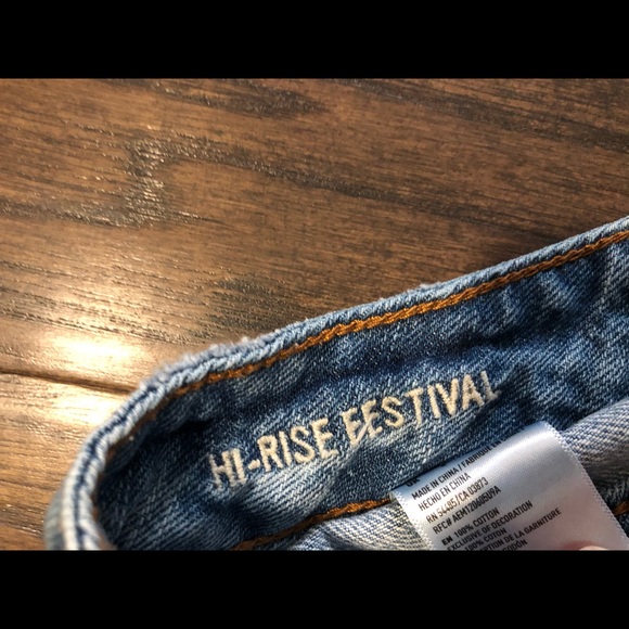 High rise jean shorts AMERICAN EAGLE - Picture 5 of 5